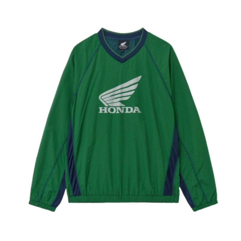 【代購】HONDA PHYPS MOTORCYCLE Nylon Mesh Block Long Sleeve Black｜尼龍網眼拼接長袖上衣