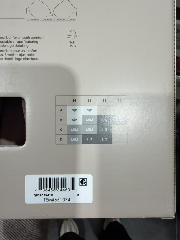 EY096 Calvin Klein無鋼圈胸圍2件裝(顏色隨機)