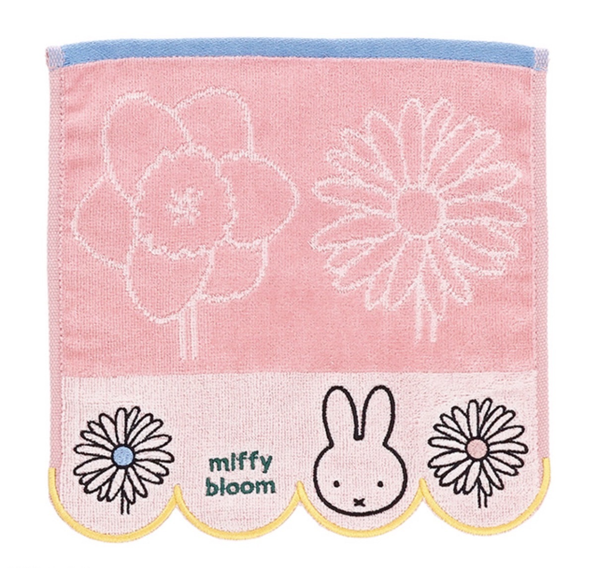 JP Miffy 洋甘菊花花吸水軟身長毛巾 防臭抗菌 粉 80x35 4988 TK260922