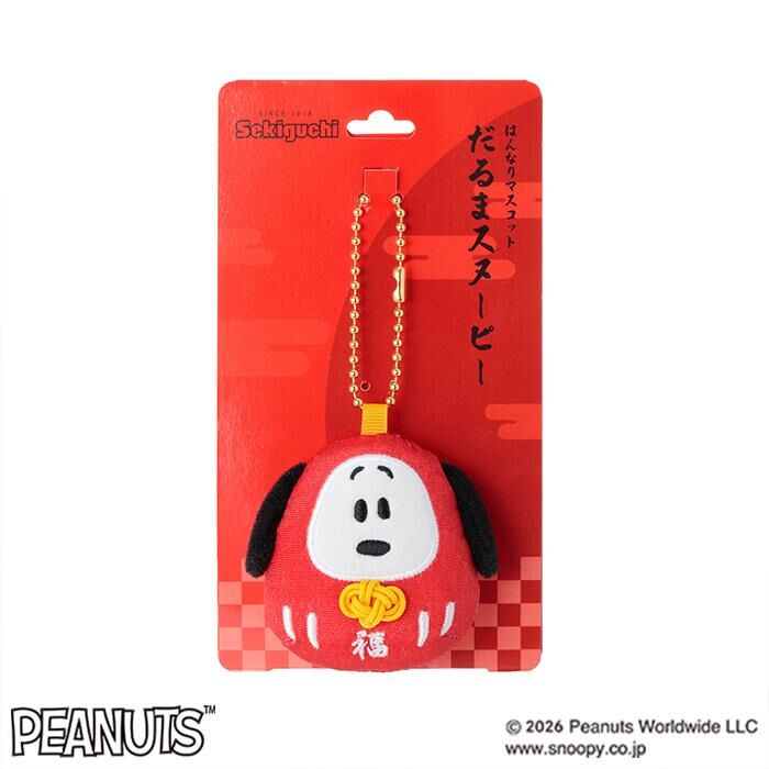 JP Snoopy 刺繡和布達摩公仔吊飾 5578 TK260922