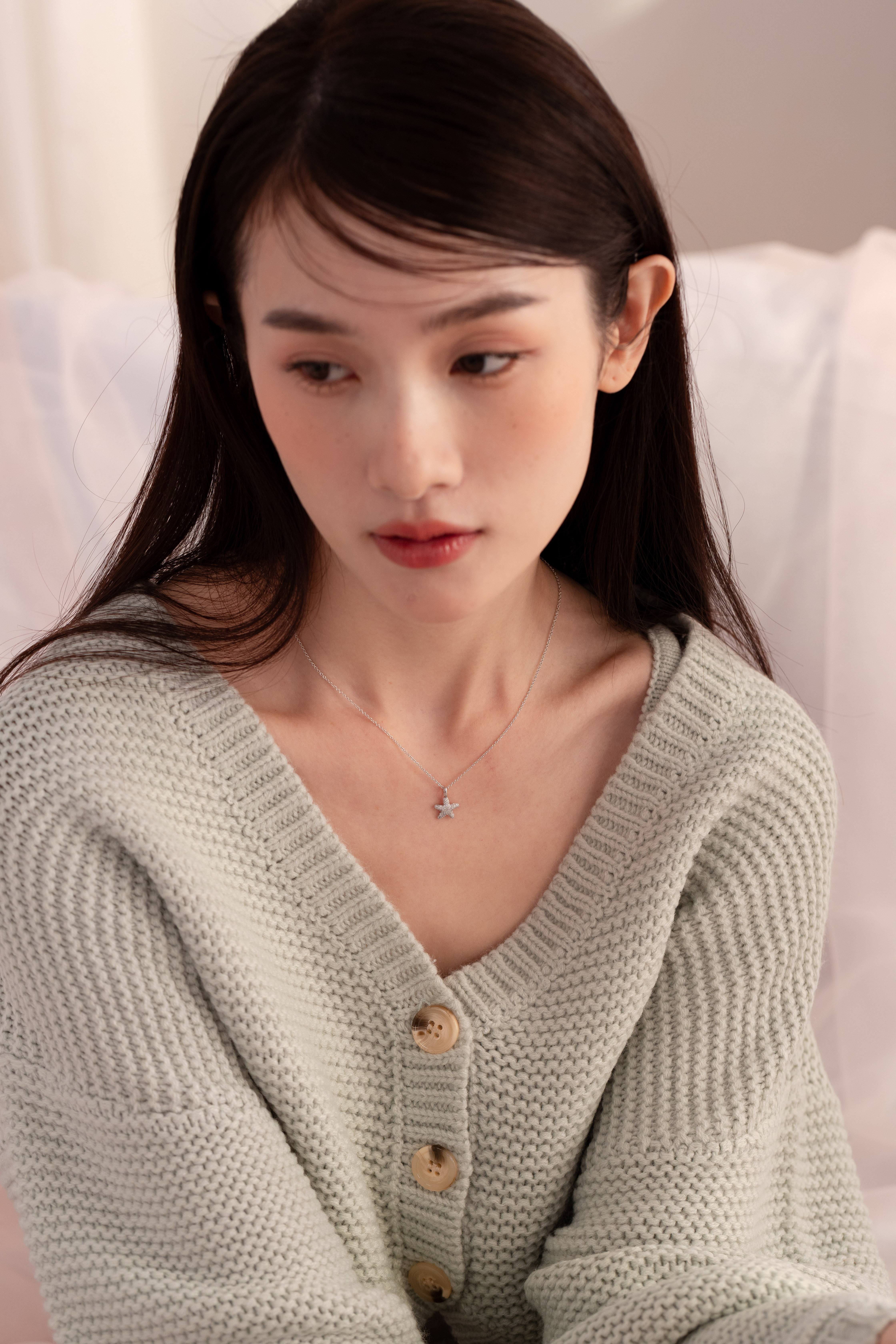 HITODE 海星滿鑲碎鑽細節