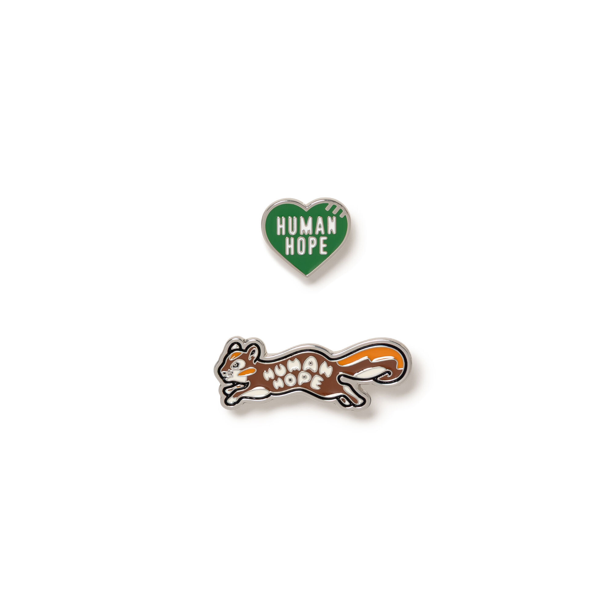 預購┃HUMAN MADE HUMAN HOPE PINS 松鼠 愛心 別針