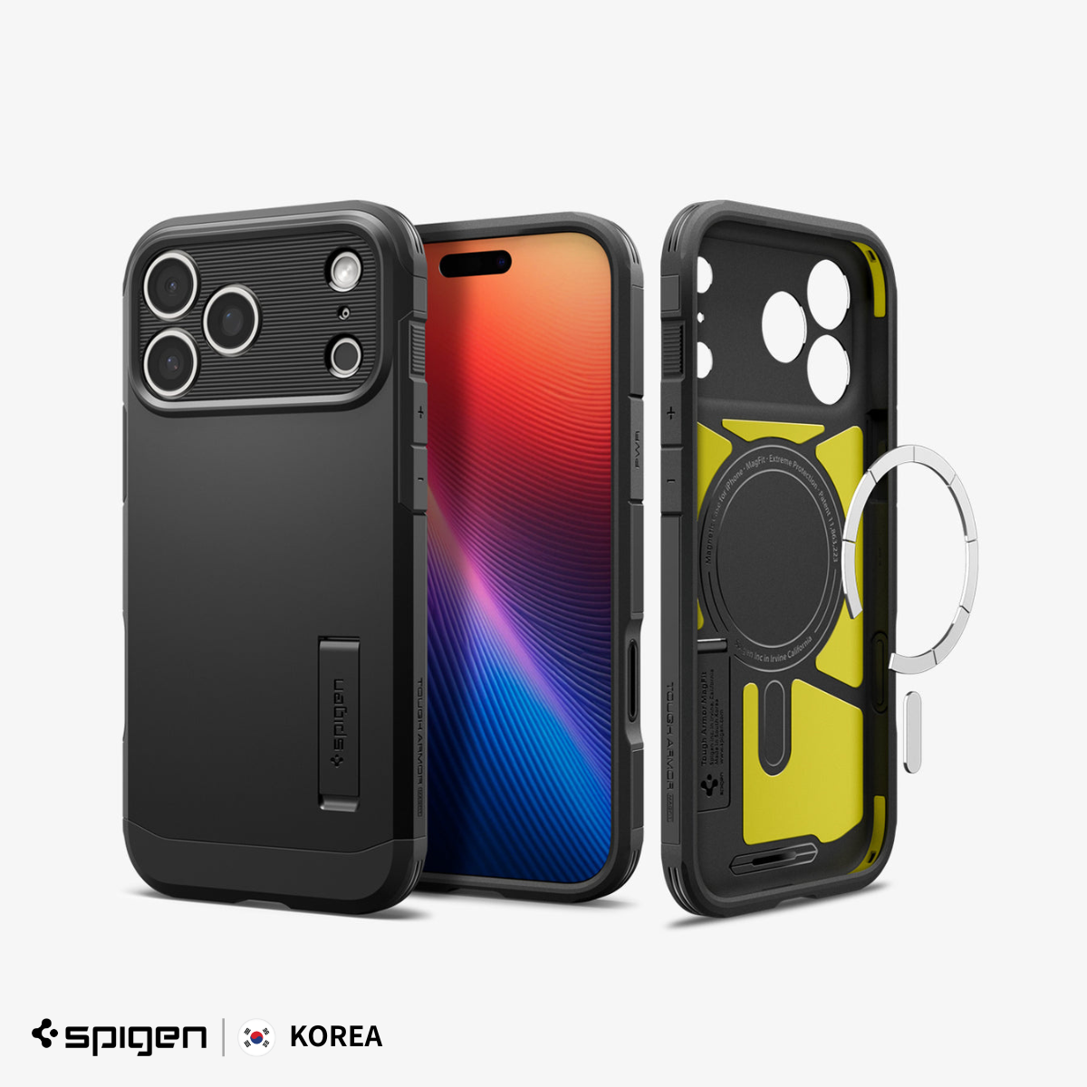 【韓國 Spigen】Tough Armor T Mag Fit [黑色] iPhone 18 Pro 防摔手機保護殼 (原裝行貨)