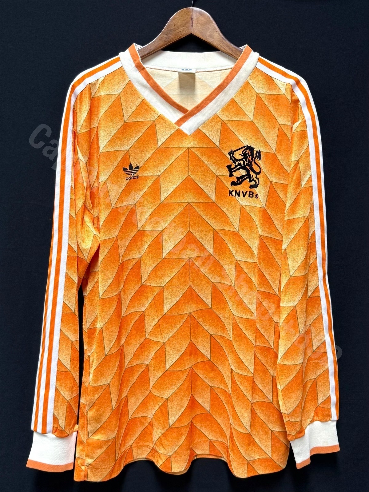Netherlands 1988 Adidas L/S Home Template Shirt Japan version