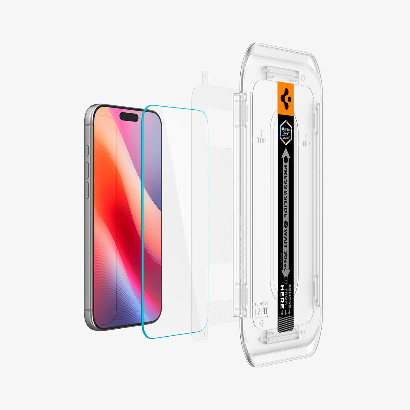 【韓國 Spigen】Glas.tR EZ Fit Sensor Protected 滿版鋼化玻璃螢幕保護貼 x2  iPhone 18 Pro (向下相容 iPhone 17 Pro) (原裝行貨)