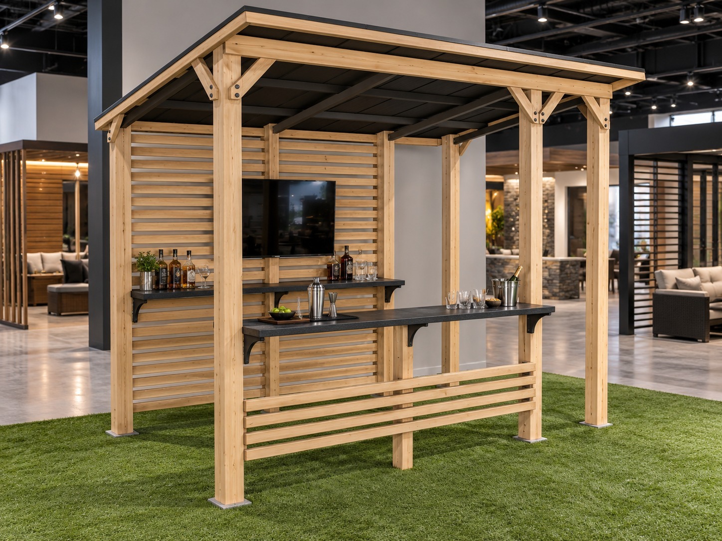 Outdoor Pavilion with Activity Counter
