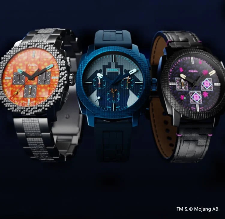 Minecraft x Fossil 更多時間，更多冒險