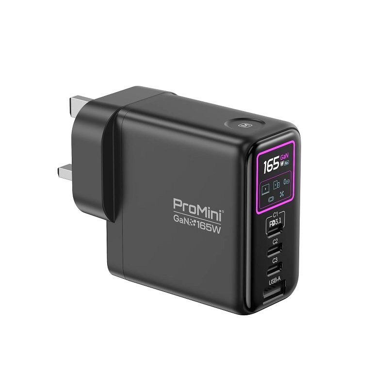 Magic-Pro ProMini GF165P Ultra 4 端口 165W GaN USB 充電器