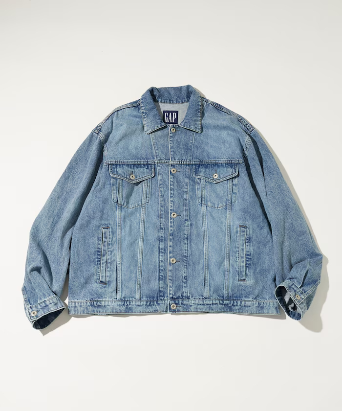【 10/6收單 】日本限定 FREAK'S STORE × GAP 聯名款 復刻90s藍標 11oz牛仔外套