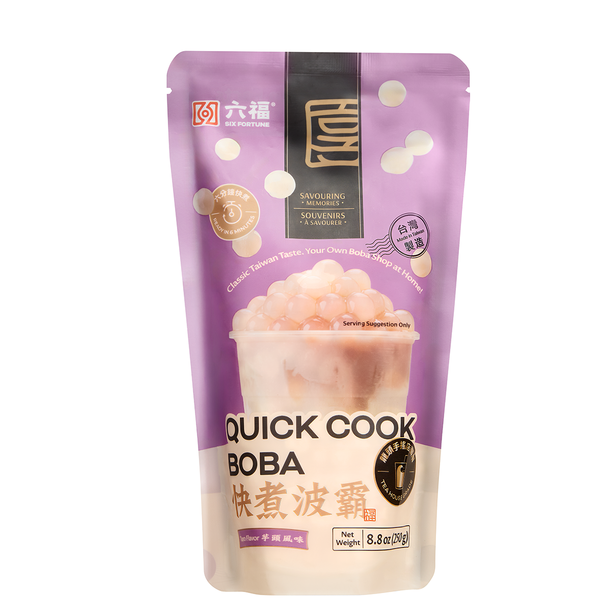 六福快煮波霸－芋頭風味 250g
