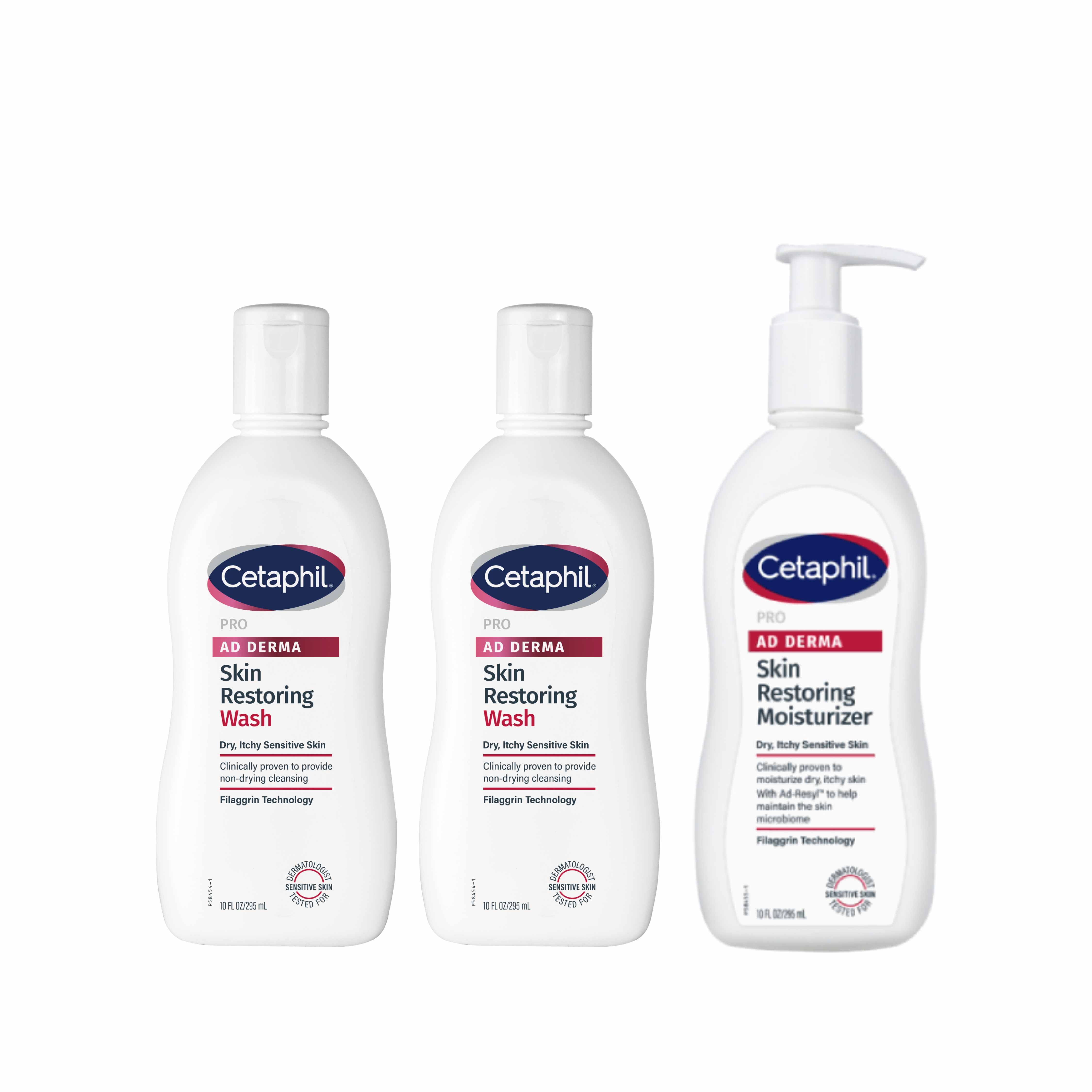 【買2送1乳液】舒特膚 Cetaphil AD益膚康修護潔膚乳295ml