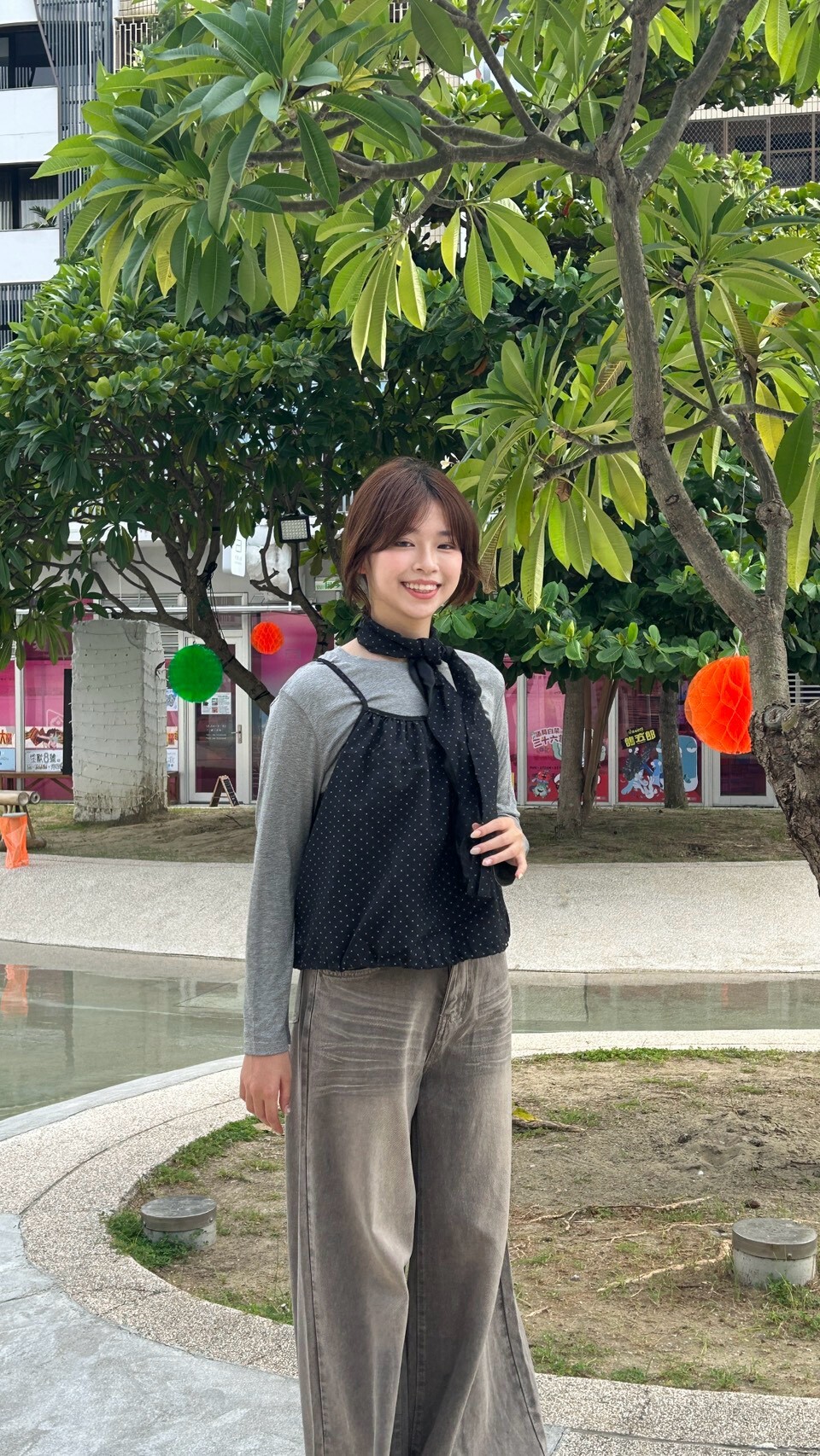 點點背心加打底三件組S