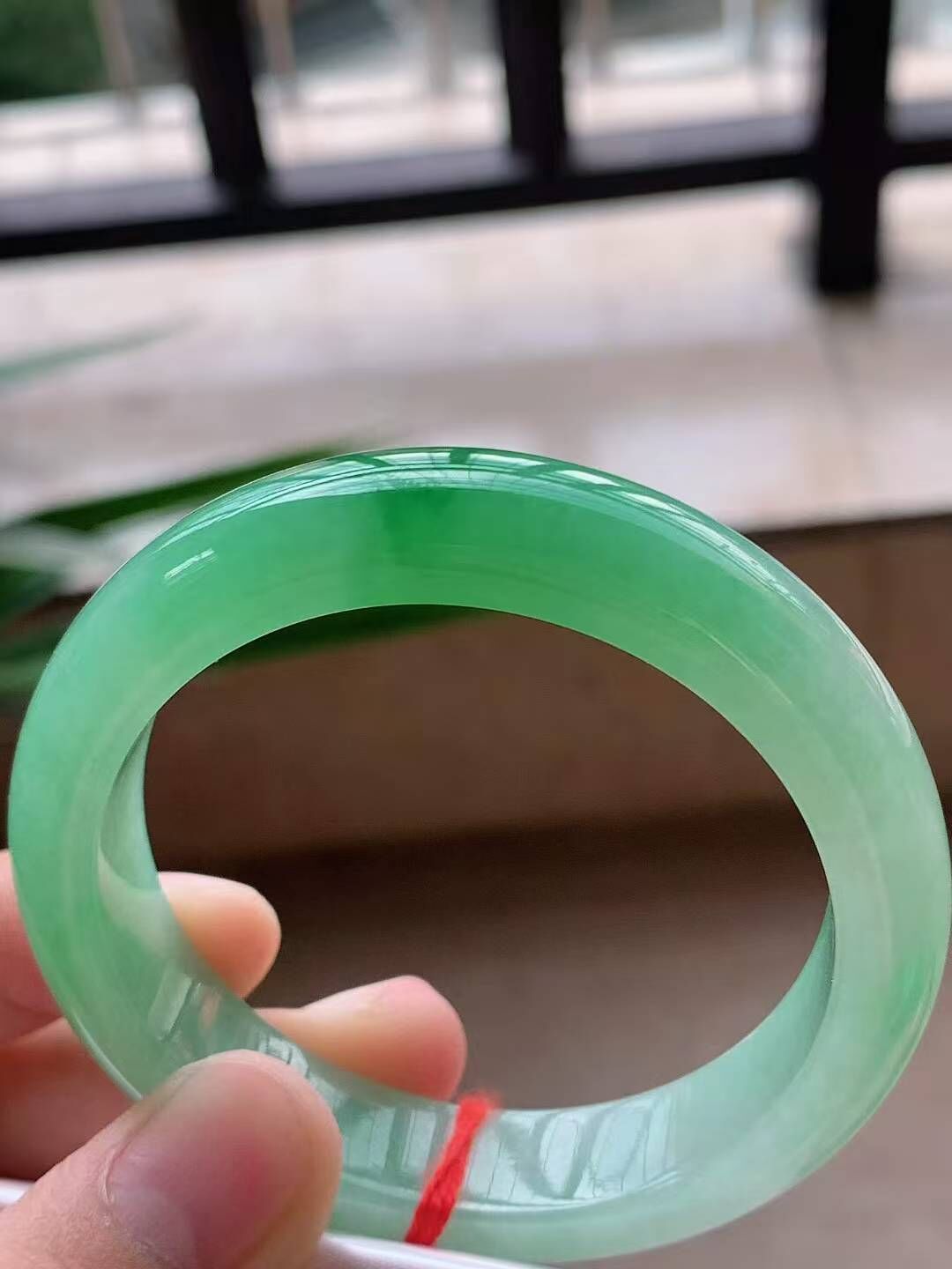 老種冰飄綠翡翠正圈手鐲,天然翡翠A玉, 緬甸玉, Jade, Jadeite