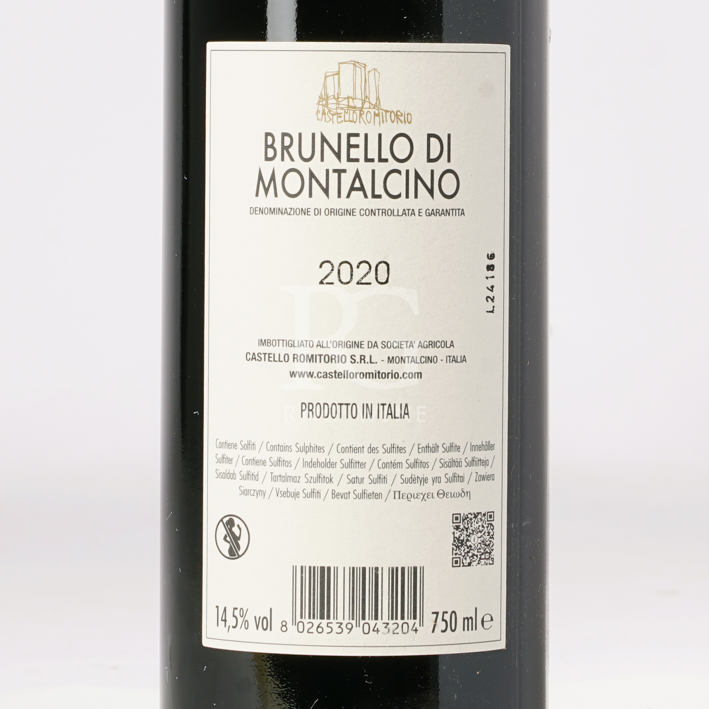 Castello Romitorio Brunello di Montalcino 2020 (RP96)