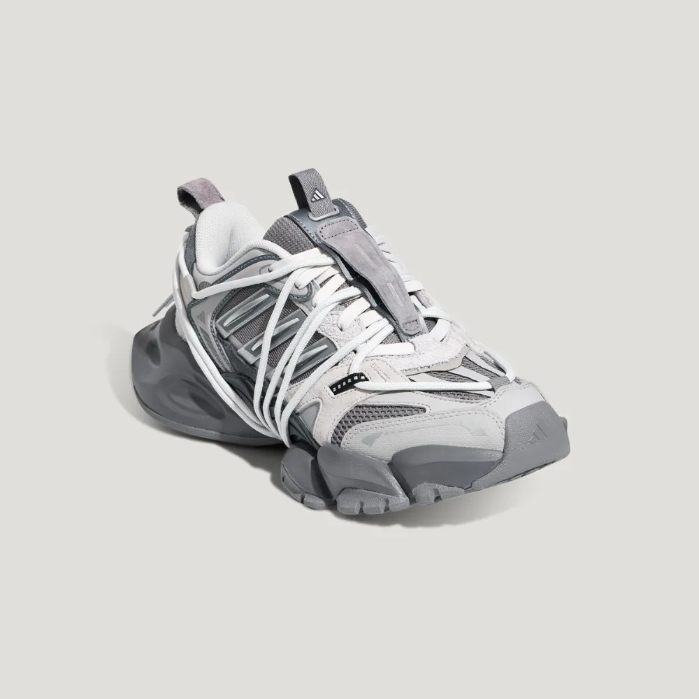 【 adidas XLG RUNNER DELUXE 2.0 休閒鞋 - 灰 】