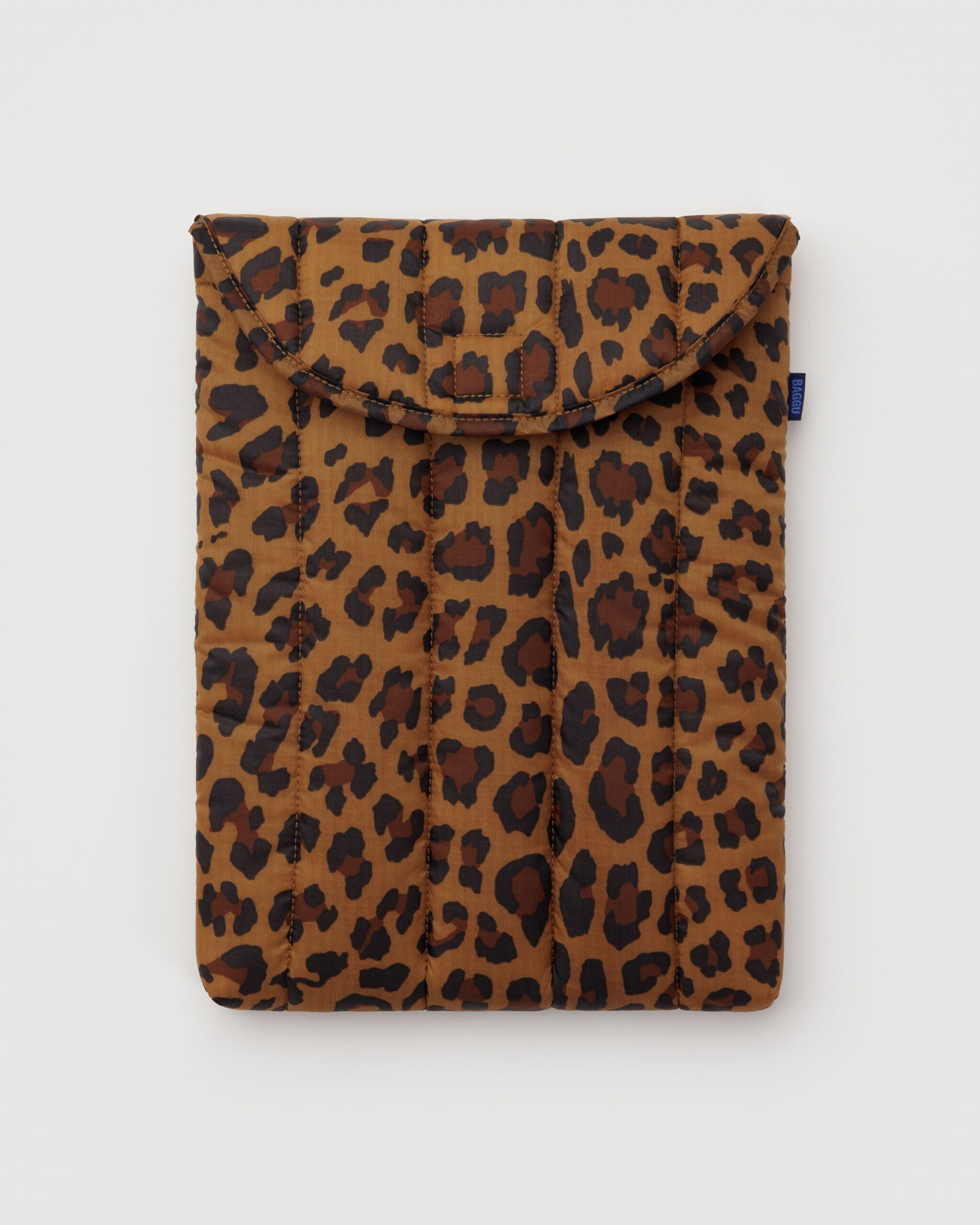 Puffy Laptop Sleeve 13"/14" - Leopard | BAGGU