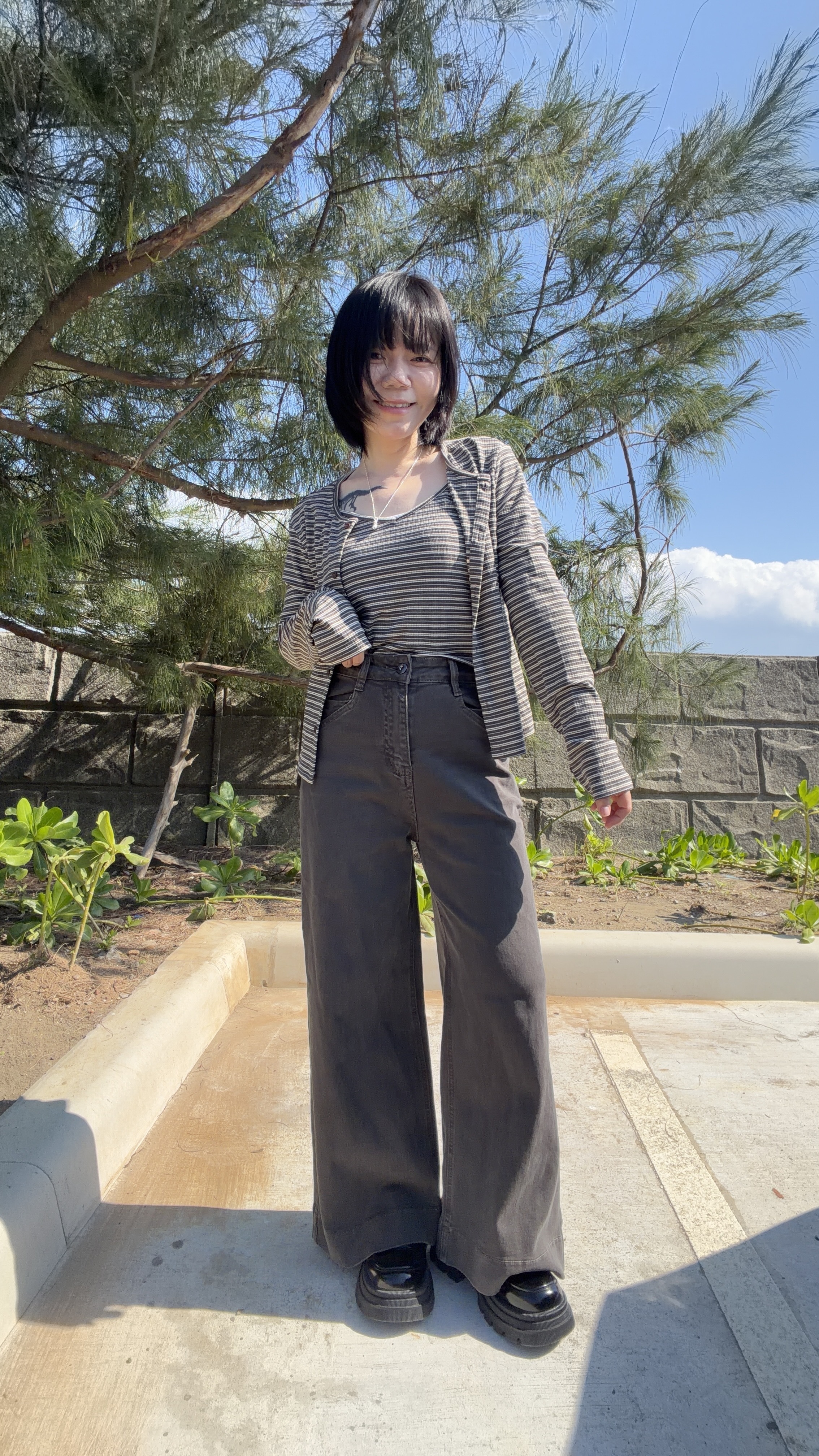 闆娘自留!!超彈小個子直筒褲