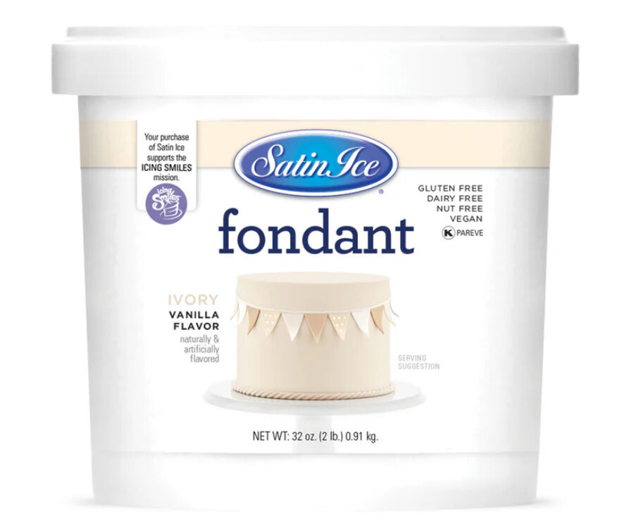 Satin Ice Fondant Ivory 2lb