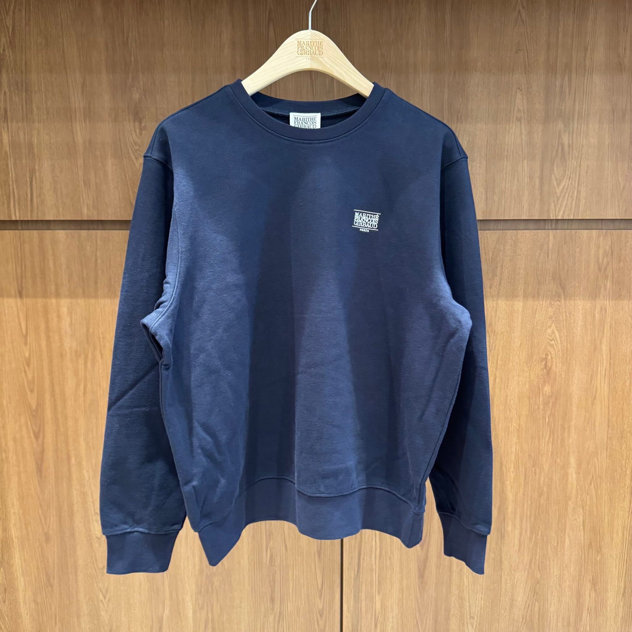 香港$650!!連線入code再減😱!! MARITHE FRANCOIS GIRBAUD (MFG)｜MFG46FSW201 SMALL CLASSIC LOGO EMBROIDERY SWEATSHIRT [4 colors] M191