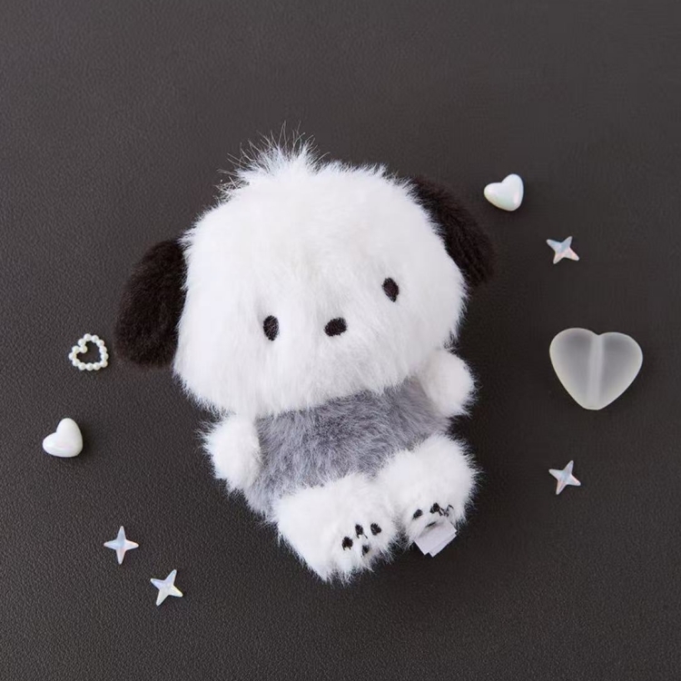 韓國 SANRIO 三麗鷗 灰白寶寶限定版吊飾娃娃 8cm 帕恰狗