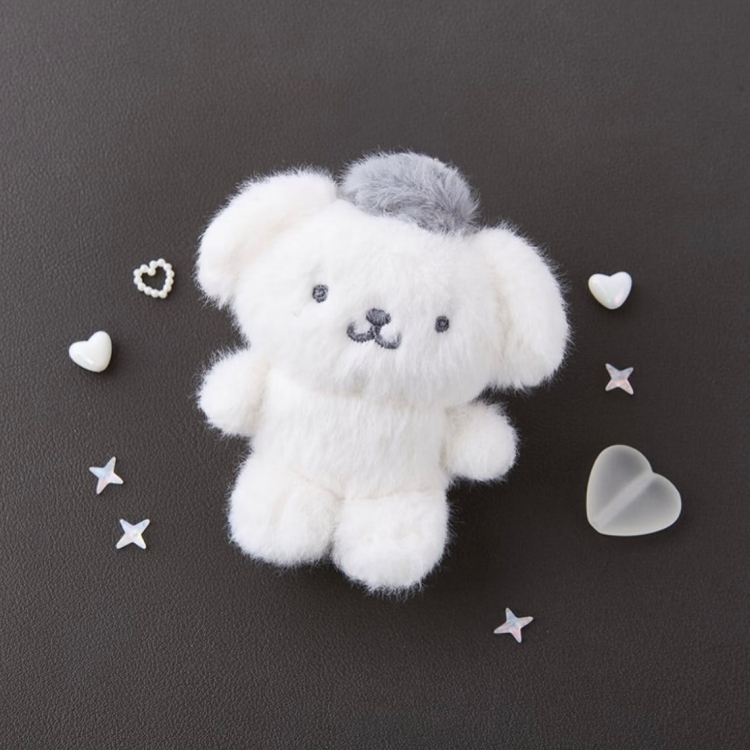 韓國 SANRIO 三麗鷗 灰白寶寶限定版吊飾娃娃 8cm 布丁狗