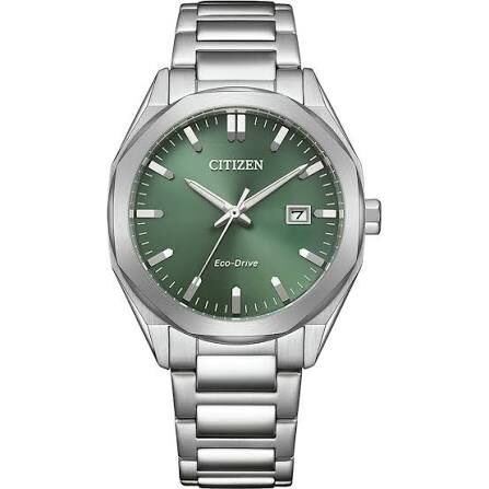 行貨 星辰  Citizen  green Eco-Drive BM7620-83Y Watch With Metal Strap 綠色錶盤 不鏽鋼 38mm 男士光動能手錶