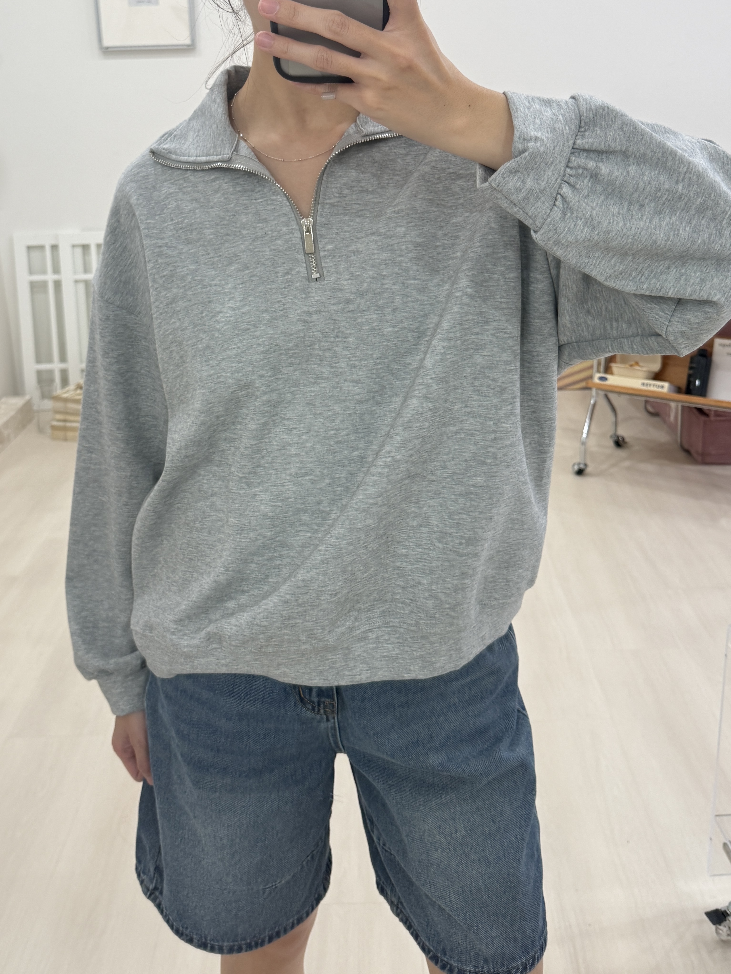 半拉鍊休閒上衣*2色