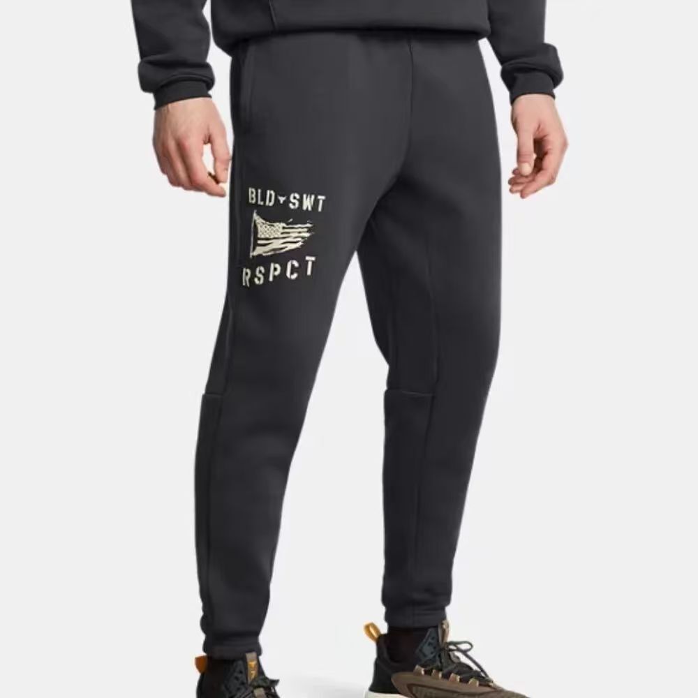 【預購】UNDER ARMOUR N092351 Project Rock Icon Fleece 男裝運動長褲 (黑色)