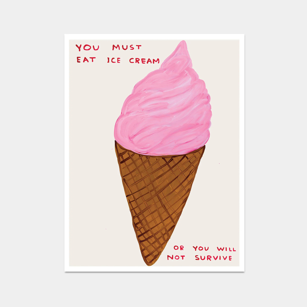 (預購11/5)You Must Eat Ice Cream 藝術海報