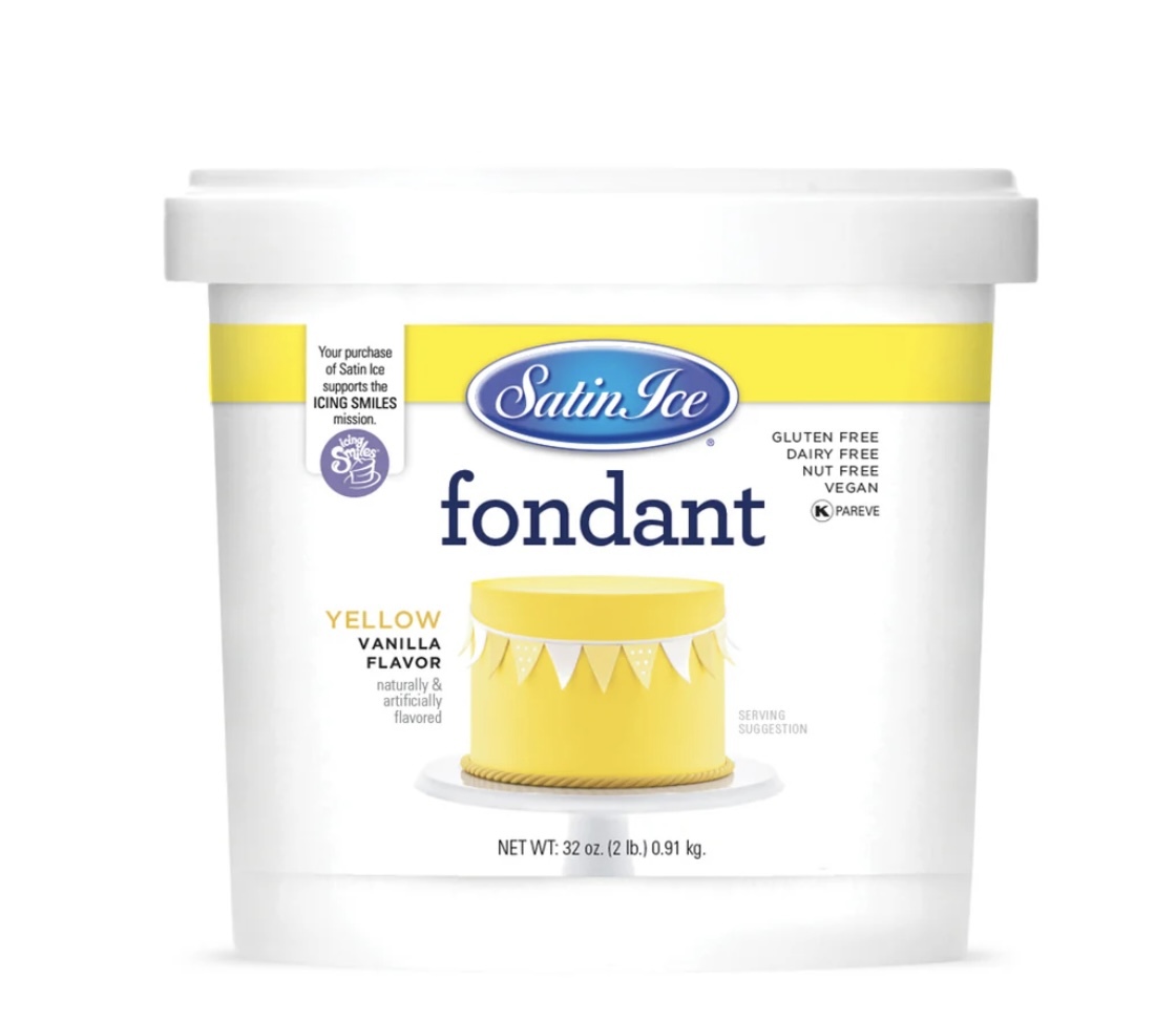Satin Ice Fondant Yellow 2lb