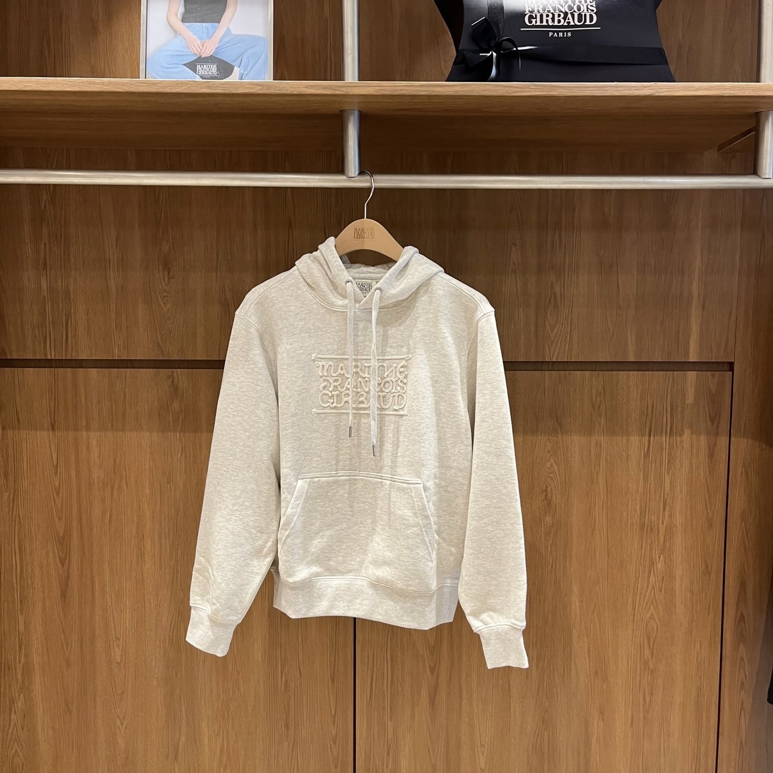 香港$840!!連線入code再減😱!! MARITHE FRANCOIS GIRBAUD (MFG)｜MFG46FHD205 ROPE APPLIQUE HOODIE [2 colors] M247