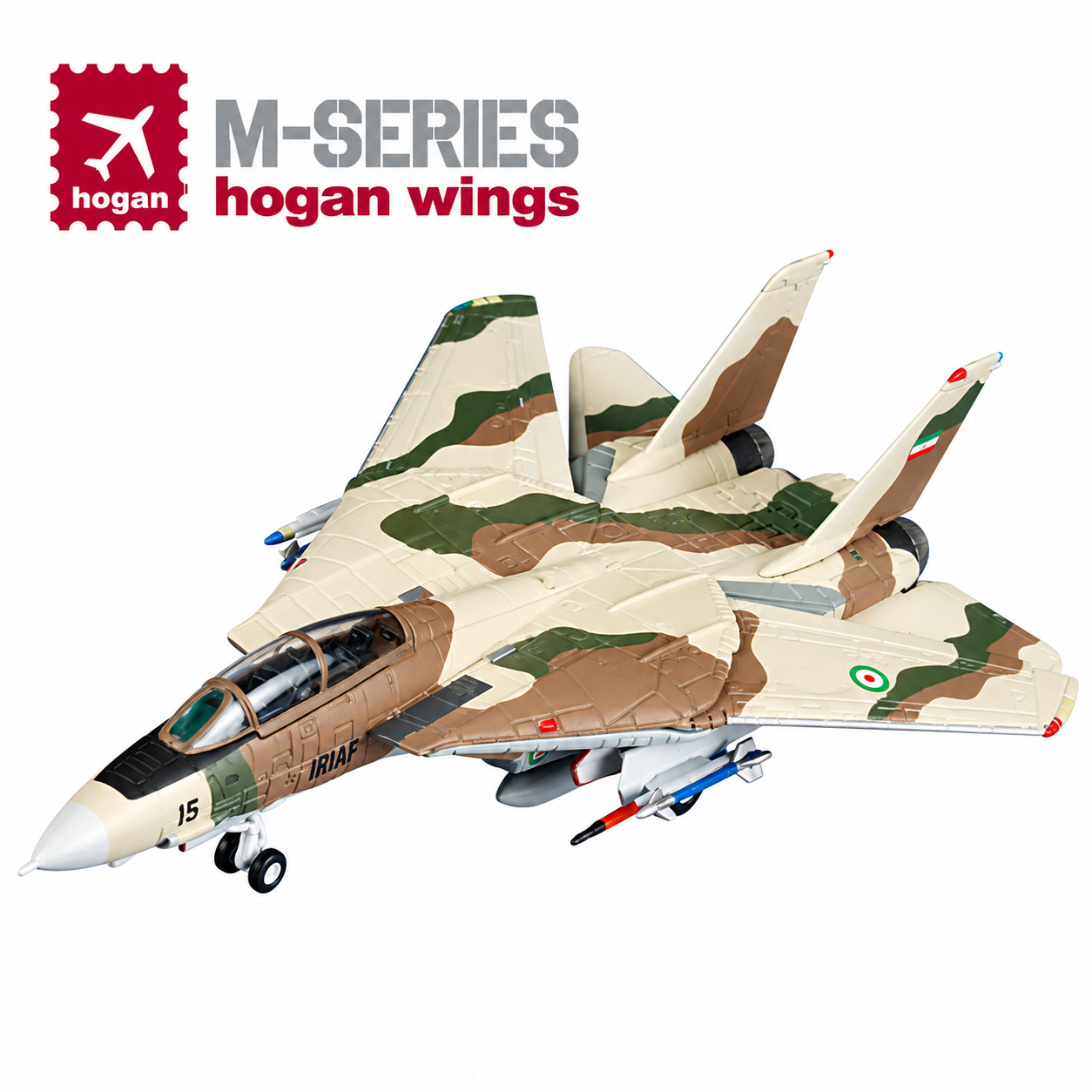 Hogan M-Series 1/200 美國海軍 F-14A 武器學校 伊朗空軍塗裝