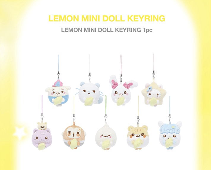 Hearts2Hearts Lemon Tang Lemon mini Doll keyring