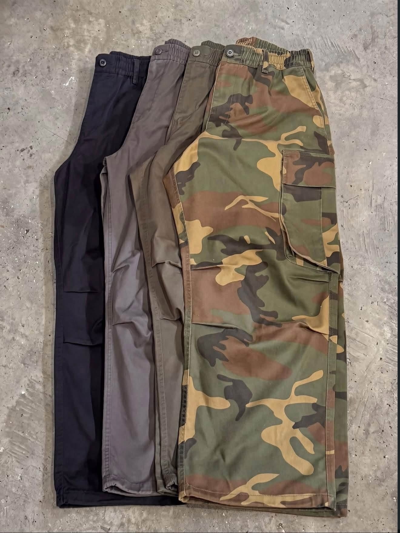 Philip Lumbang CVC Twill Wide Cargo Pants