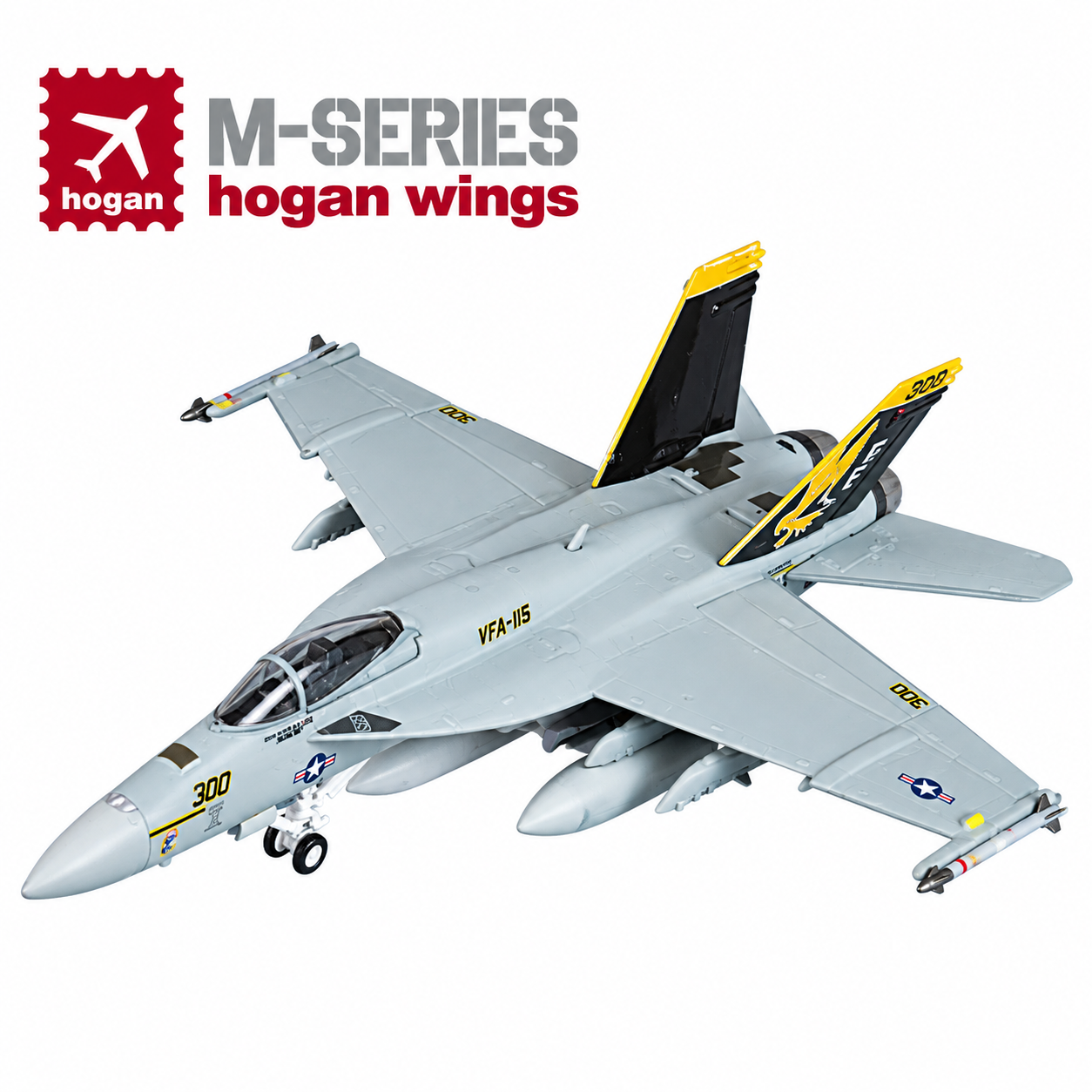 Hogan M-Series 1/200  美國海軍 F/A-18E 第5聯隊第115中隊 機號NF300