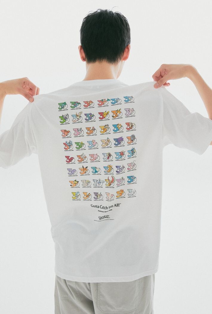 【OWN】SPAO X Pokemon 聯名 30週年 限定 短袖 上衣 寶可夢 韓國限定 成人 小孩 白色