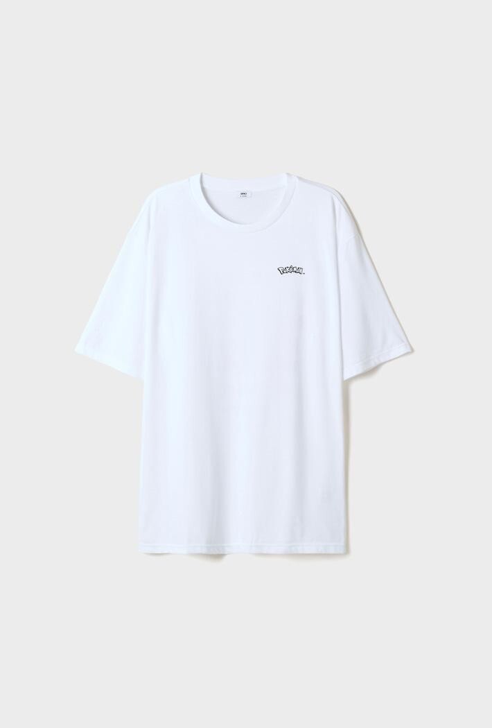 【OWN】SPAO X Pokemon 聯名 30週年 限定 短袖 上衣 寶可夢 韓國限定 成人 小孩 白色
