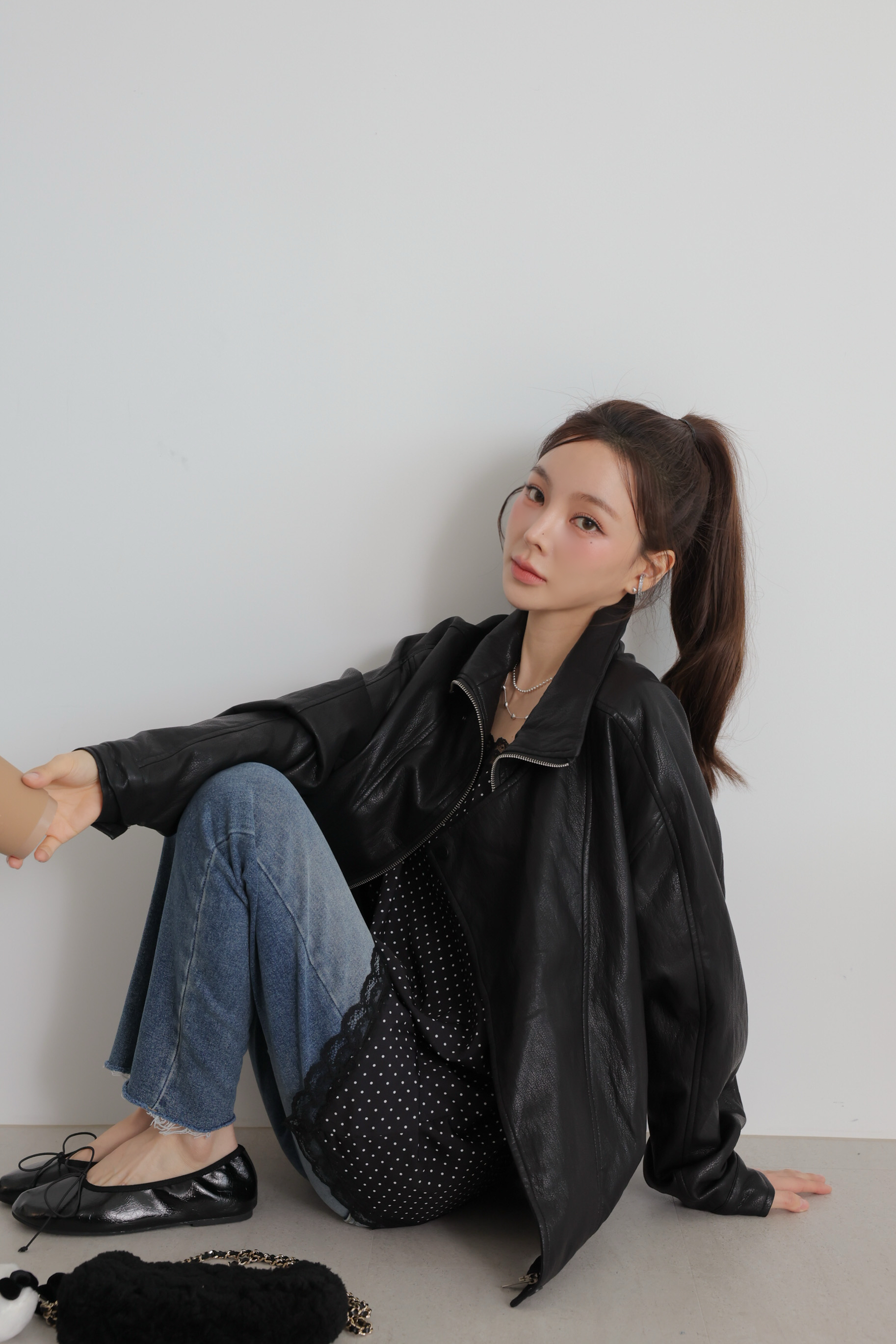 帥氣時髦柔軟翻領皮外套 HH05 #WINNIE清單
