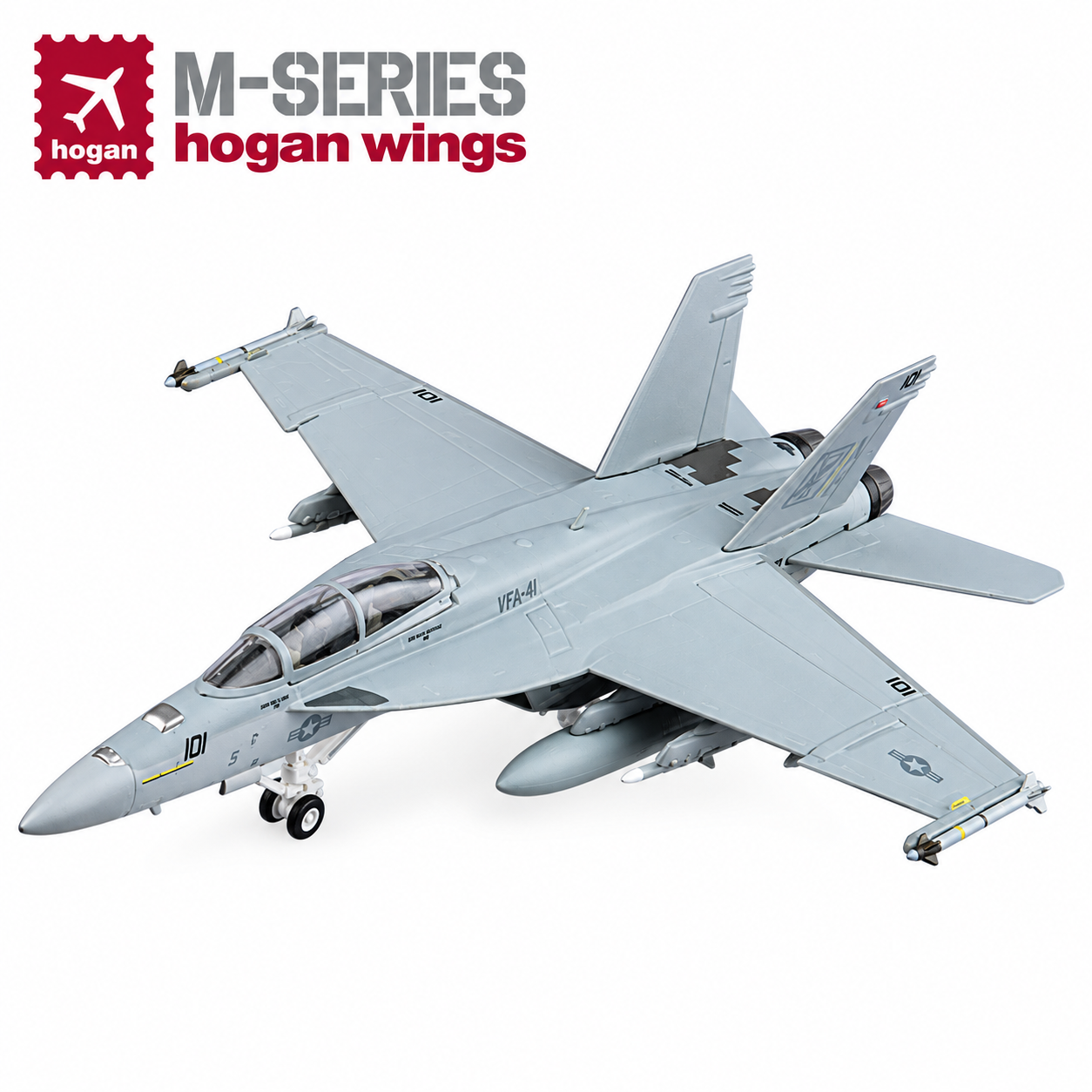 Hogan M-Series 1/200 F/A-18F 美國海軍 41 中隊 NH 101 低視 2007