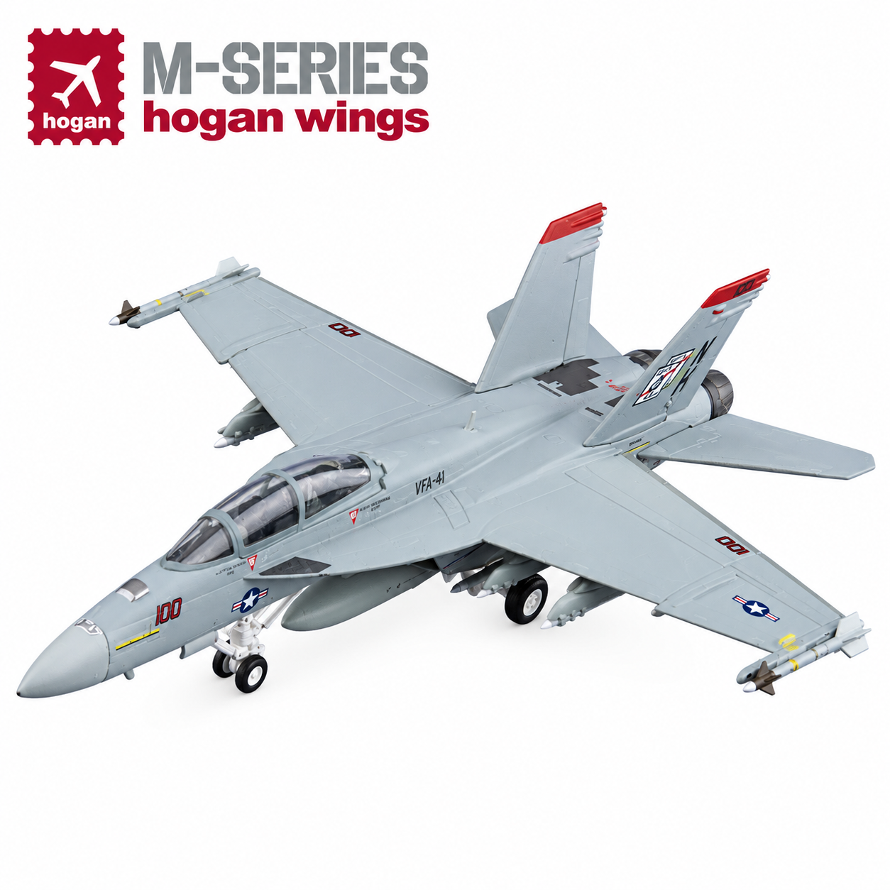 Hogan M-Series 1/200 美國海軍 F/A-18F 41中隊 NH100 高視2007