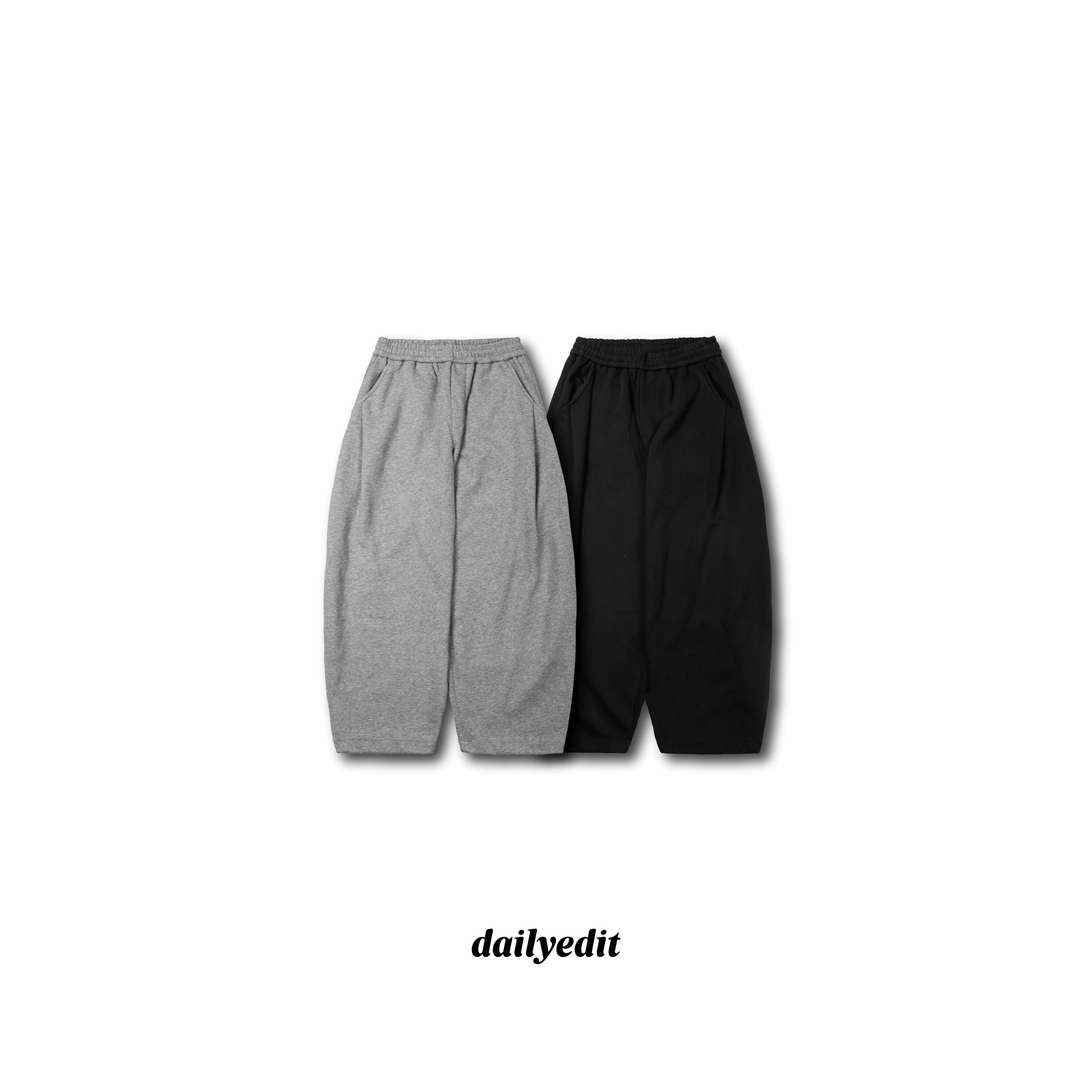 前後打摺立體棉褲 Pleated Sweat Pants LL-026