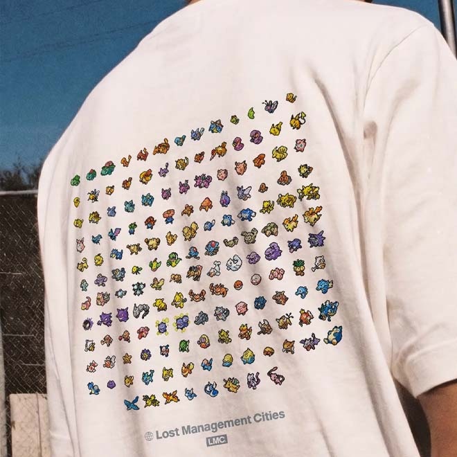 lmc ✖︎ pokémon pixel art 151 tee white L. LMC x Pokemon Pixel Art 151 Tee