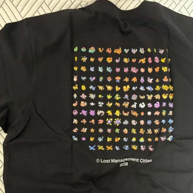 LMC x Pokemon Pixel Art 151 Tee