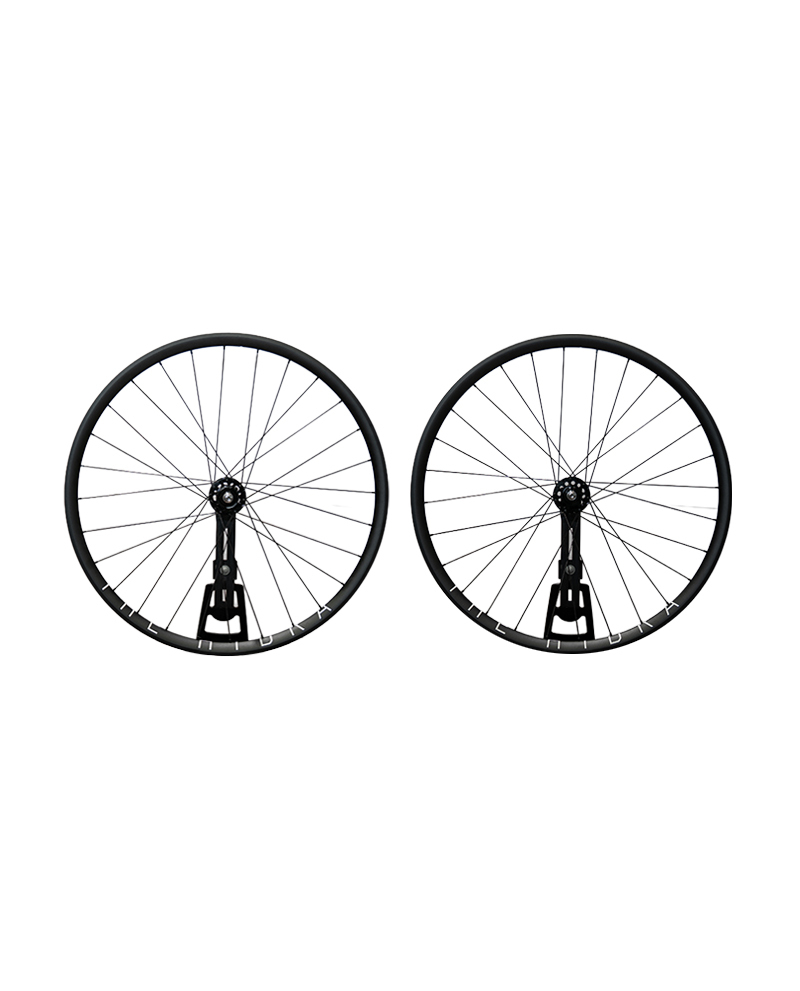 H Plus Son Hydra x Ridea HT1 Track 輪組｜28H・鐵灰