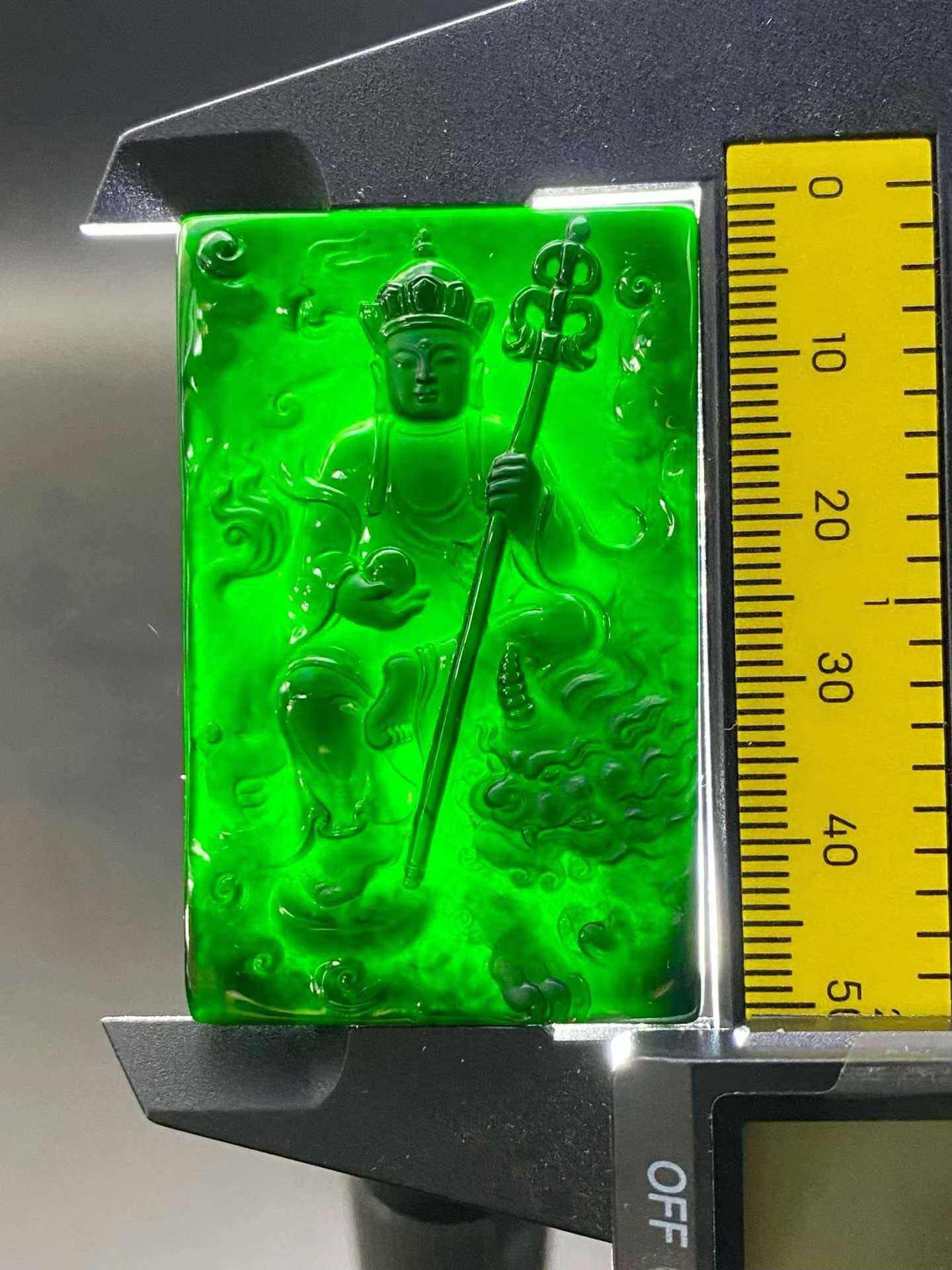 910594 翡翠墨翠地藏王菩薩