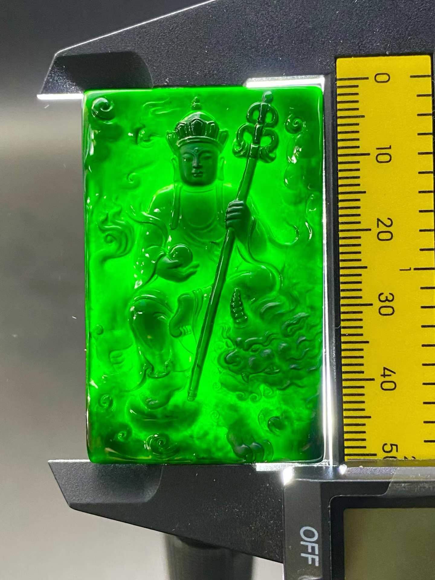 910594 翡翠墨翠地藏王菩薩