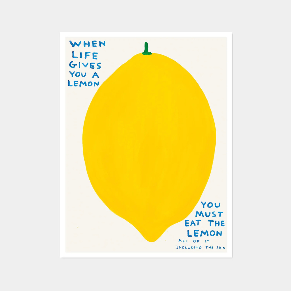 (預購11/5)When Life Gives You A Lemon 藝術海報