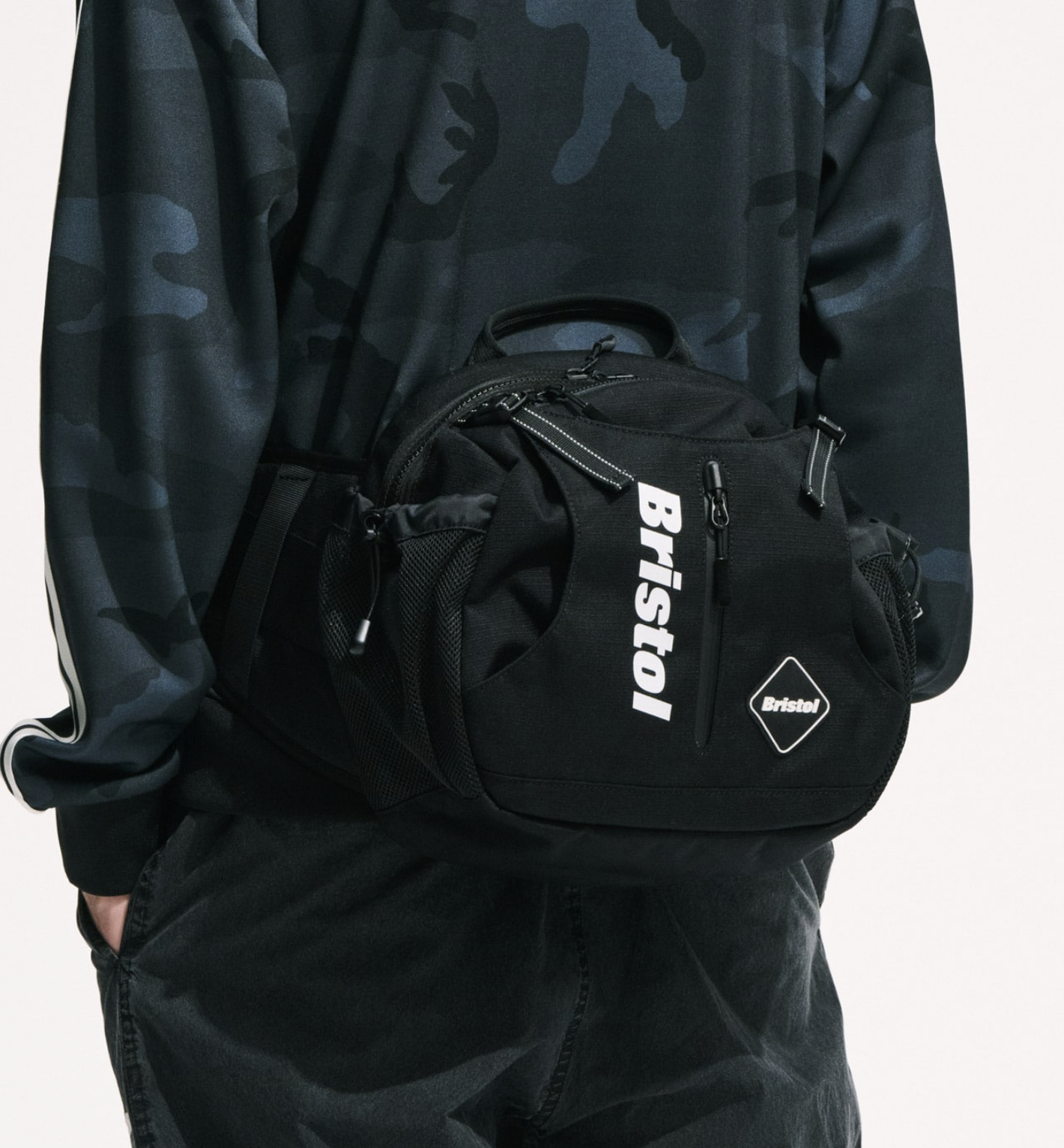 [Instock] F.C. Real Bristol FW26 CORDURA RIPSTOP ADJUSTABLE CROSSBODY BAG | 262136