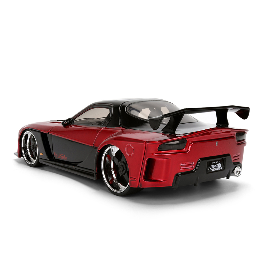 JADA 1:24合金車-1995 Mazda RX-7魔幻紅