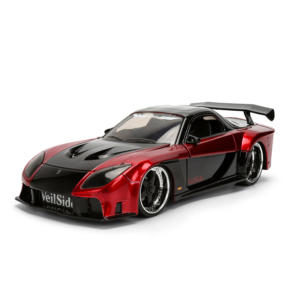 JADA 1:24合金車-1995 Mazda RX-7魔幻紅